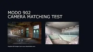 Modo 902 Camera Matching Test