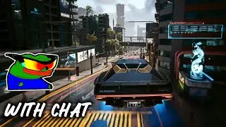 Lirik | [4K] Cyberpunk 2077 | FLYING CARS MOD | Beyond all Limits | Extreme NPC Density LODx10