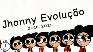Evolução do Personagem Jhonny 2018-2021 (2 anos de jhonny)