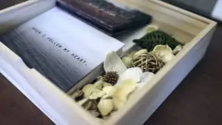 Customizable Wooden Album Box