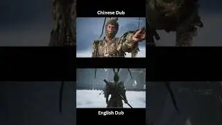 Black Myth Wukong Gameplay - Wukong vs Yang Jian English Dub & Chinese Dub