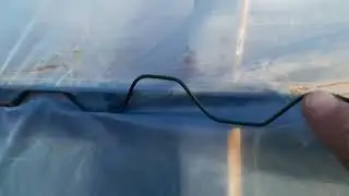Крепление пленки на теплицу без гвоздей