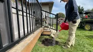 Removing & Transplanting a PEONY from the Garden