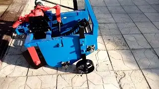 Самодельная копалка на мотоблок  ( УГРА)