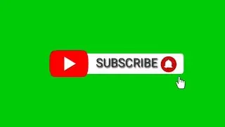 ✅Green Screen Subscribe Button | NEW Subscribe Button Green Screen