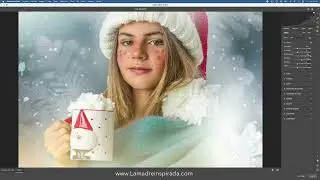 Edición con Photoshop de Navidad rápida