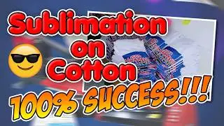 Sublimation on 100%  Cotton Spray lang ang katapat
