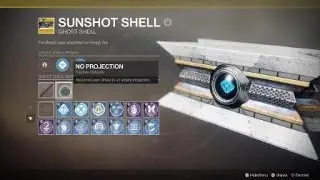 Destiny 2 Sunshot Shell Exotic Ghost Drop 20190330