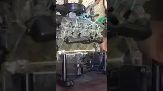 V8 Engine Model Kit Powered by Electric RC Motor 