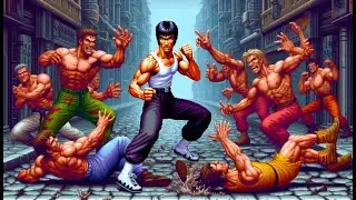 Bruce Lee dubbed with Streets Of Rage 2 SFX