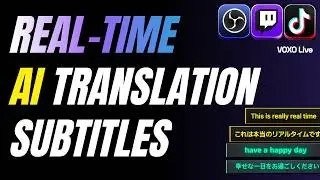 Real-Time Translation Subtitles for Live Streamers — OBS, TikTok, Twitch Setup