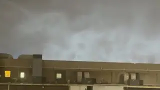 Heavy Rainfall 💧 Visible in Al Khobar -KSA 15-April-2024