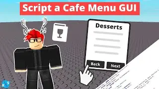 Roblox Scripting Tutorial: How to Script a Cafe Menu GUI