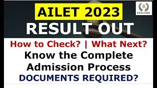 AILET 2023 Result OUT - NLU Delhi Admission Process | How to Check 