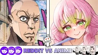 Anime vs Reddit (The Rock Reaction Meme) #9