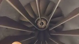 Lockheed Tristar L1011 APU Gas Turbine Walk Around. ST6L-73 APU