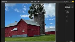 How to straighten photo in Photos app on Mac