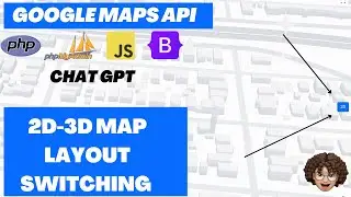 2D 3D Switching in Google Maps #googlemaps #maps #layout #3d