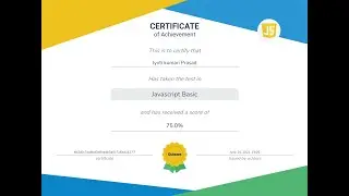 Online quiz with free certificate on JavaScript | online quiz for Engineering students