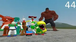 3D SANIC CLONES MEMES VS RED HULK in Garry's Mod!