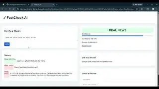 I Built a Fake News Detector with Django & ML | Live Demo + Code