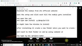 Setup Angular Project by Angular CLI