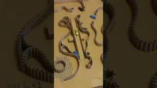 Hex bug habitat maze with cardboard #cardboardcraft #mazerunner #hexbug #labyrinth #diyproject