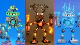 Epic Wubbox Fire Haven 3D and Wubbox Cold Island 3D My Singing Monsters ~ MSM