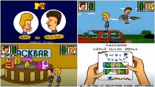 BEAVIS AND BUTTHEAD FULL GAMEPLAY (SEGA GENESIS)