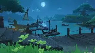 [Genshin] Scenery - Bayda Harbor [Ambient]