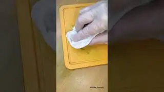Убираем следы от зеленки 😉