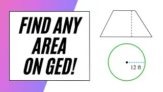 GED Math – Find ANY Area!