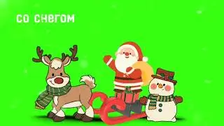 Дед Мороз Хромакей-Футаж