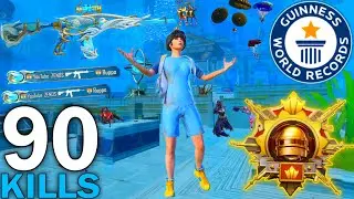 90 KILLS!!😱 IN 2 MATCHES NEW WORLD RECORD in NEW SEASON😍 Pubg Mobile