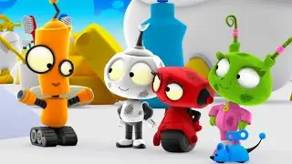 Bubble Bath Time | Rob The Robot | Toddler Learning Video