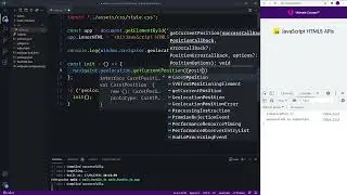JavaScript HTML5 APIs 067 Requesting Geolocation Position to get User’s Position