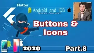 Buttons and icons in flutter part8 || Flutter tutorials for beginners 2020