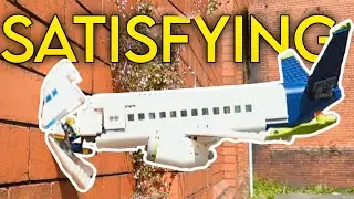 ULTRA SATISFYING Lego Plane Crashes
