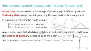 PHYS 390 Class 7: Potential Wells and Scattering