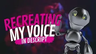 Using Descript's Overdub feature for the voice of this entire video