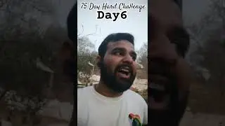 75 Day Hard Challenge Day 6th 💪 #shorts  #75hardchallenge #75hardchallengeindia  #youtubeshorts