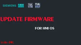 Update Firmware of HMI TP Comfort OS | TIA Siemens