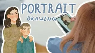 Making a portrait illustration