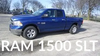 2017 RAM 1500 SLT Quad Cab Pickup Truck with 5.7L HEMI V8 | Full Rental Car Review and Test Drive