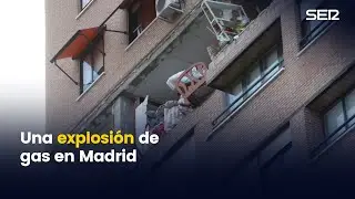 Explosión de gas en una vivienda en Madrid