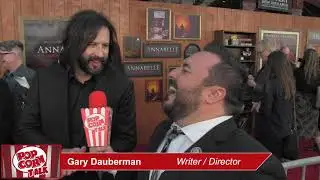 Popcorn Talk at the Annabelle Comes Home Red Carpet Premiere - Gary Dauberman
