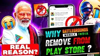 BGMI NOT SHOWING IN PLAY STORE | WHY BGMI REMOVED FROM PLAYSTORE | BGMI BAN TODAY NEWS -BGMI\PUBG
