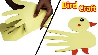 Easy Paper Bird Craft | Bird Craft | Hand Craft | Paper Bird | Art & Craft | E-Learning Studio