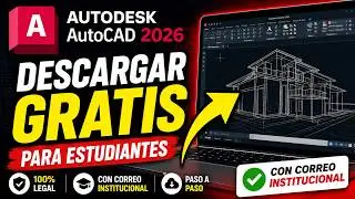 Como instalar AutoCAD GRATIS para ESTUDIANTES | Paso a paso