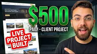 How I Build a $500 Website for a Real Client using Claude (Start to Finish)